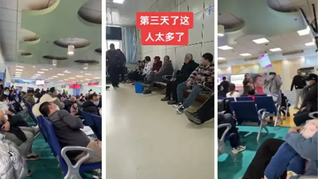 Hospitals in China are overcrowded with HMPV patients Hospitals in China are overcrowded with HMPV patients