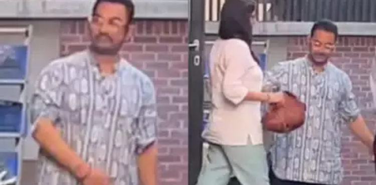 Video of Aamir Khan and Gauri Spratt’s first public appearance goes viral Video of Aamir Khan and Gauri Spratt’s first public appearance goes viral