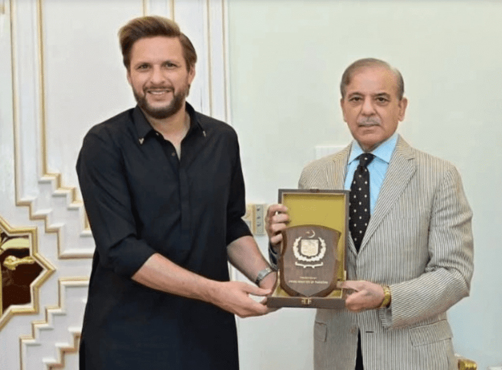 Boom Boom Afridi Meets PM Shehbaz Praises Military’s Strong Response to India Boom Boom Afridi Meets PM Shehbaz Praises Military’s Strong Response to India