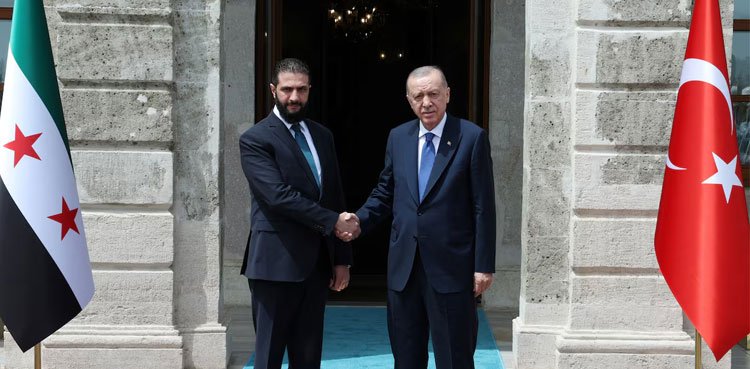 Turkey welcomes lifting of Syria sanctions, Erdogan tells Sharaa Turkey welcomes lifting of Syria sanctions, Erdogan tells Sharaa