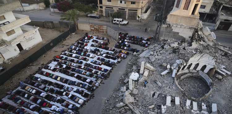 War-ravaged Gaza marks Eid ul Adha amid destruction, hope