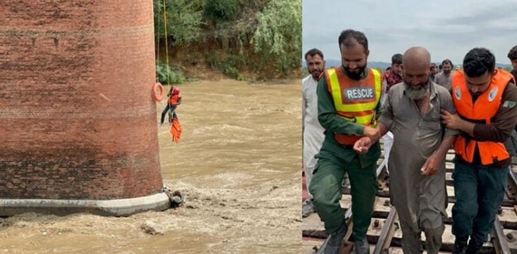 Rescue 1122 pulls man from Haro River flood under CM alert strategy
