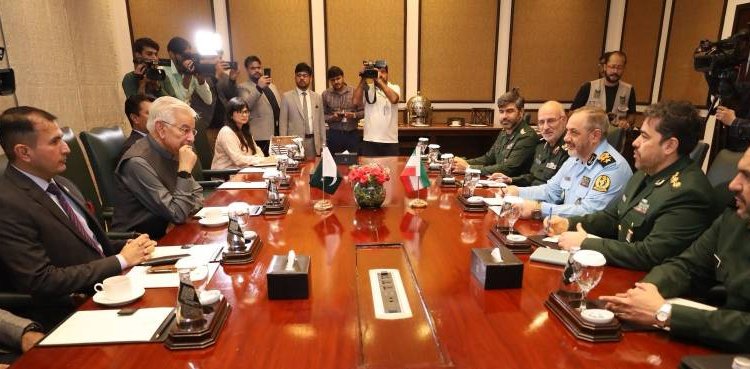 Pakistan, Iran defence ministers discuss addressing shared security challenges