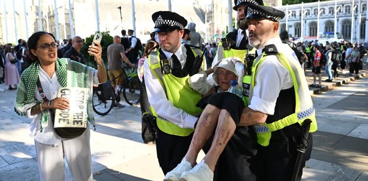 UK police arrests 365 protestors in London for supporting Palestine Action