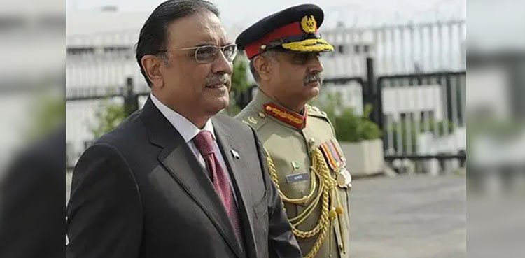 President Zardari pays tribute to Martyr Major Rizwan Tahir