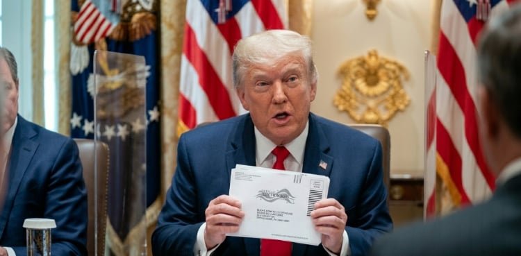 US judge refuses to immediately block Trump’s mail-in voting order