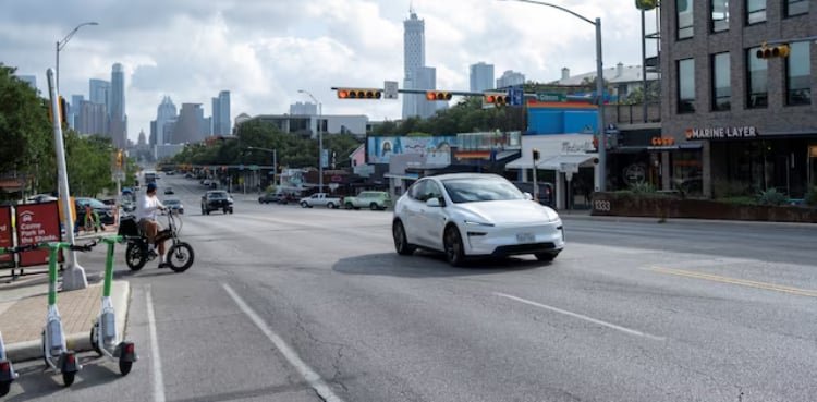 Tesla’s robotaxi rollout features Texas-sized wait times