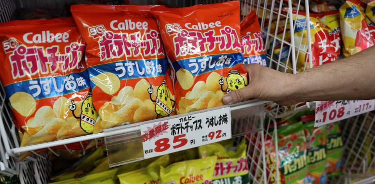 Iran war takes colour out of Japanese snack maker Calbee’s chips packaging