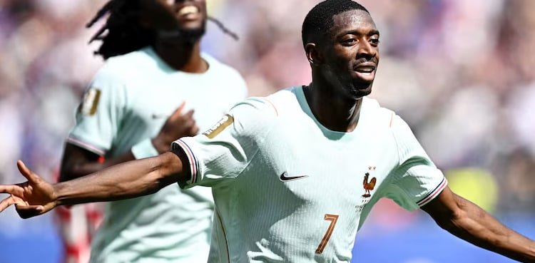 Dembele hits hat-trick as France thrash second-string Norway at World Cup