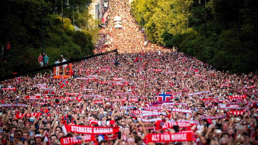 Norway turn World Cup heartbreak into celebration as huge crowds pack capital