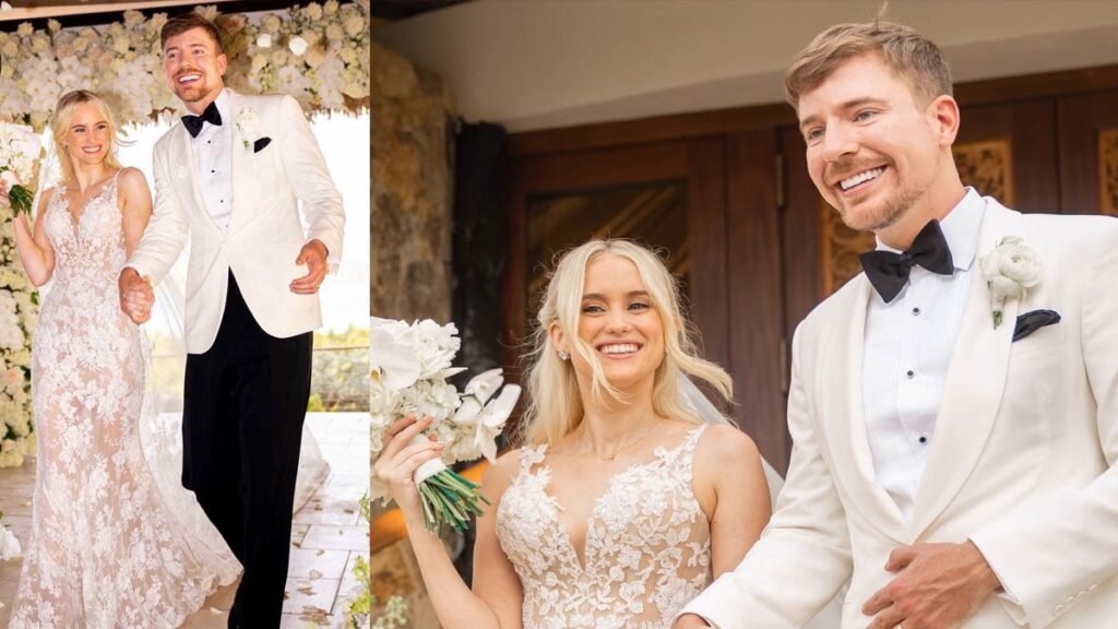MrBeast marries longtime girlfriend Thea Booysen in intimate island wedding