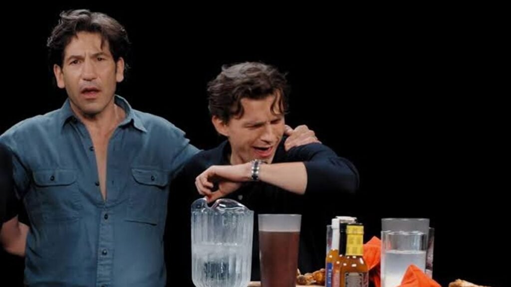 Tom Holland vomits on camera during interview after brutal spice challenge