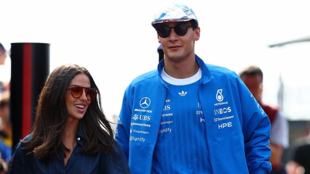F1 star George Russell engaged to GF Carmen Montero Mundt