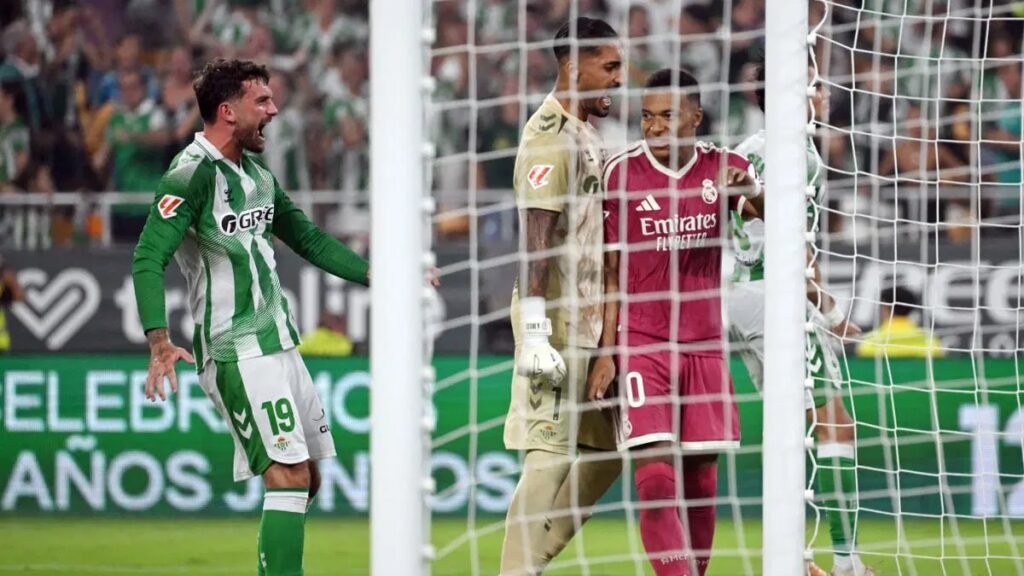 Mbappe misses penalty as Parrott lifts Betis past Real Madrid